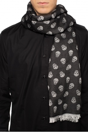 Skull motif scarf, zdjęcie 2 Skull motif scarf od Alexander McQueen